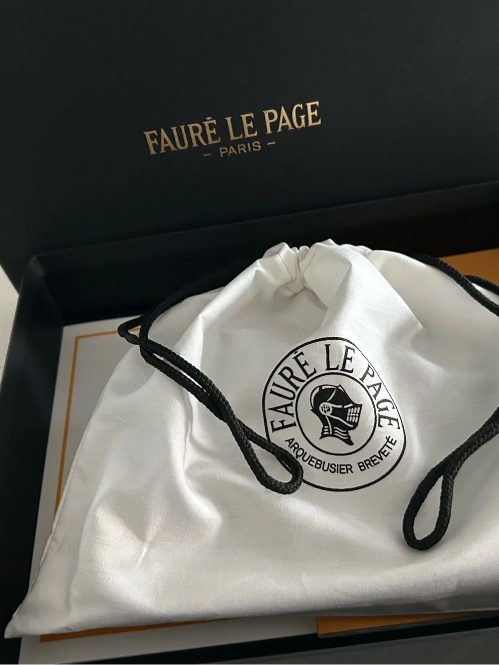 Faure Le Page Blue Patterned Phone Pouch